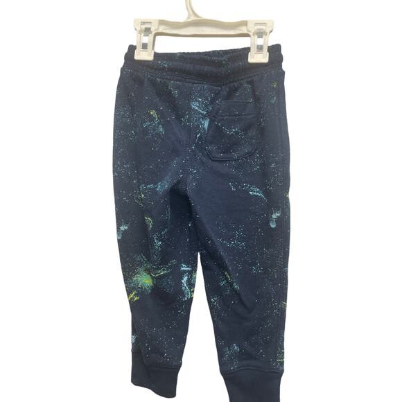 New Cat & Jack Size 3T PolyCotton Splattered Drawstring Waist Jogger Pants - Picture 3 of 4